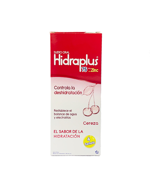 HIDRAPLUS 75 ZINC CEREZA FRASCO X 400 ML